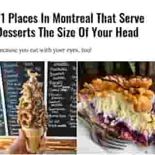 Montreal is a pretty sweet place: Sweet views, sweet history and lots of sweet treats. And because we take food and art very, we've got lots of options for dishes that are as beautiful as they are delicious!⁠
⁠
Click the link in @mtlblog bio for the full story! ⁠
⁠
📸: @emilierosecouture & @travelandmunchies⁠
⁠
#montrealfood #montrealfoodie #mtleats #mtldesserts #tastemontreal