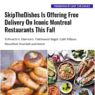 SkipTheDishes is currently offering free delivery with a minimum order until October 18 on tons of "local legends" (aka beloved favs) — and as always, there are no service fees.⁠
⁠
Click the link in @mtlblog bio for the full story! ⁠
⁠
📸: SkipTheDishes⁠
⁠
#sponsoredcontent