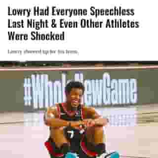 Toronto was celebrating after last night's Raptors win against the Celtics. However, it seems like one star caught more attention than the rest. Raptors' Kyle Lowry was on fire last night and other NBA players took notice. ⁠
⁠
*Click the link in @mtlblog bio for the full story! 👈⁠
⁠
📸: @raptors⁠
⁠
#torontoraptors #raptors #nba #kylelowry #theraptors