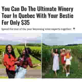 The Vineyard Tour Passport lets you discover 62 different places around Quebec.⁠
⁠
*Clique sur le lien dans la bio de @narcityquebec pour en savoir plus! 👈⁠
⁠
📸: @djodyjeanclaude_ & @aariciaofficial ⁠
⁠
#quebec #quebecwinery #quebecmoments⁠
⁠
