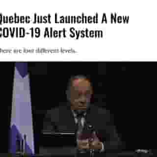 Officials just unveiled a new COVID-19 alert system in Quebec. Health Minister Chrisitan Dubé presented the system on Tuesday. It aims to track the progression of the virus and determine whether or not regions require additional intervention measures.⁠
⁠
Click the link in @mtlblog bio for the full story! ⁠
⁠
📸: @francoislegault.pm⁠
