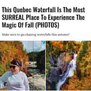 Did you know that just a little over three hours from Montreal lives an impressive waterfall that's higher than Niagara Falls? Well, it's true. For those of you looking to go chasing waterfalls, surrounded by a ton of gorgeous foliage, you're going to want to check out Canyon Sainte-Anne. ⁠
⁠
Click the link in @mtlblog bio for the full story! ⁠
⁠
📸 : @lasenoritacora & @lalalalifeiscool ⁠
⁠
#quebec #waterfall #fall #autumn