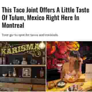 Out of all the foods in the world, there are very few meals that satisfy your taste buds in the same way as good old fashioned tacos. For those of you who are craving a bite of Mexico, but don't have the ability to go on a trip right now, you will be happy to know that there's a little slice of Tulum living within our city. ⁠
⁠
Click the link in @mtlblog bio for the full story! ⁠
⁠
📸: @karismatacobar & @mibaronte⁠
