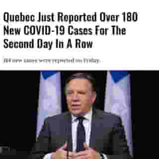 On Friday morning, the government reported that there were 184 new COVID-19 cases in Quebec in the previous 24 hours. On Thursday, 187 new cases were reported.⁠
⁠
*Click the link in our bio for the full story! 👈⁠
⁠
📸: @francoislegault.pm