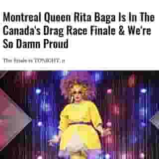 "I felt I had to represent the French Canadian community and the city of Montreal and make them proud," Rita told MTL Blog.⁠
⁠
Click the link in @mtlblog bio for the full story! ⁠
⁠
📸: @ritabagaz⁠
⁠
#canadasdragrace #dragrace #ritabaga ⁠
