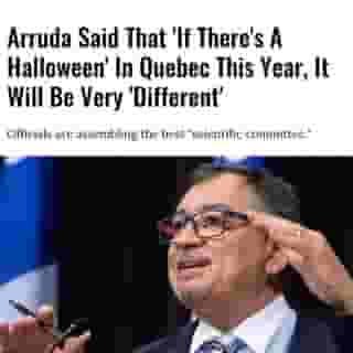 Dr. Arruda cheekily mentioned that the government will assemble the best "scientific committee" to evaluate whether or not Halloween is a go this year. ⁠
⁠
Click the link in @mtlblog bio for the full story! ⁠
⁠
📸: @francoislegault.pm ⁠
