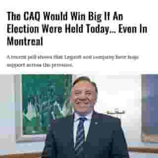 Legault's party is still extremely popular, according to an EKOS Politics poll.⁠
⁠
Click the link in @mtlblog bio for the full story! ⁠
⁠
📸: @francoislegault.pm⁠
