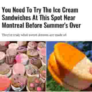What's better than a really good sandwich? An ice cream sandwich, of course. ⁠
⁠
Click the link in @mtlblog bio for the full story! ⁠
⁠
📸: @walkersicecream⁠
