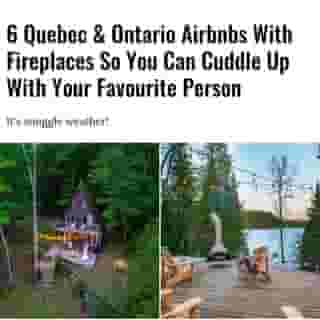 Fall is a time for falling leaves, pumpkins and Halloween. Boo! No not that type of boo — your boo. Because fall is also the perfect time for a romantic getaway. And with the colder weather upon us, there's no better time for snugglin' by the fire.⁠
⁠
Click the link in @mtlblog bio for the full story! ⁠
⁠
📸: @airbnb⁠
