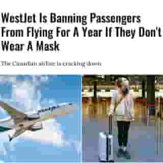  WestJet's mask policy is getting so much stricter and passengers can be banned from flying with the airline for an entire year. There are other consequences too for not covering up.⁠
⁠
*Click the link in bio for the full story! 👈⁠
⁠
📸: Acefitt via @wikicommons & Anna Shvets via @pexels