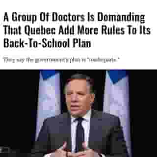 They claim the current strategy "may put children and teachers at risk of contracting COVID-19."⁠
⁠
Click the link in @mtlblog bio for the full story! ⁠
⁠
📸: @francoislegault.pm⁠
