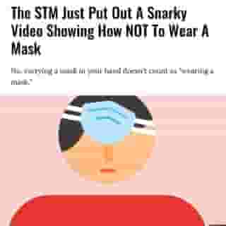 Almost overnight, masks became the norm in Quebec. But some people still seem to struggle with proper mask conduct. In response, the STM put out a video Monday morning to demonstrate how customers should NOT wear their masks.⁠
⁠
Click the link in @mtlblog bio for the full story! ⁠
⁠
📸 : @stminfo⁠
⁠
#stm #montreal #mtl #metro #masks #covid #covid19⁠
