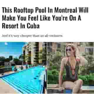 What's better than spending a hot, summer day by the pool? I agree — not much! Except for maybe lying by a pool at a beautiful resort. Luckily for us Montrealers, Club LaCité has a rooftop pool we can go to that gives off total resort vibes. ⁠
⁠
Click the link in @mtlblog bio for the full story! ⁠
⁠
📸: @clublacitegym & @stgermainphotographie⁠
