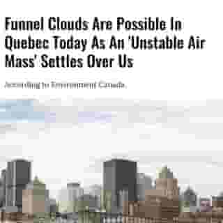 A special weather statement from Environment Canada covering regions from Montérégie to Chaudière-Appalaches, including Montreal and Laval, says that an "unstable air mass" is poised to bring "showers and isolated thunderstorms" to the province.⁠
⁠
Click the link in @mtlblog bio for the full story! ⁠
⁠
📸: Karen Foley via @dreamstime⁠
