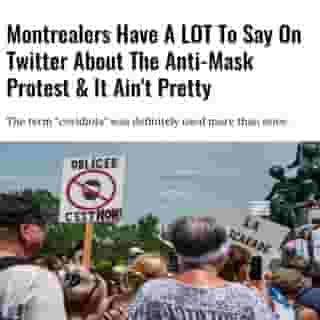 Last weekend, an anti-mask protest in Montreal took place in response to facial coverings being made mandatory in all indoor, public spaces. The new regulation has been enforced by both the provincial government and the City of Montreal. The decision is one that has been made across the country as various regions continue gradual reopening following an economic shutdown due to COVID-19.⁠
⁠
Click the link in @mtlblog bio for the full story! ⁠
⁠
📸 : Marc Bruxelle via @dreamstime⁠
⁠
#mtl #mtlnews #montreal #covid #coronavirus #covidquebec⁠
