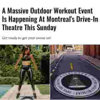 Some of Montreal's most well-known workout teachers are leading the class!⁠
⁠
Click the link in @mtlblog bio for the full story! ⁠
⁠
📸: @stacylelfitness & @driveinmtl⁠
