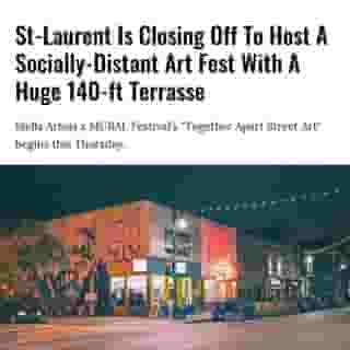 Stella Artois x MURAL Festival's "Together Apart Street Art" begins this Thursday.⁠
⁠
Click the link in @mtlblog bio for the full story! ⁠
⁠
📸: Nathalia Segato via @unsplash⁠
