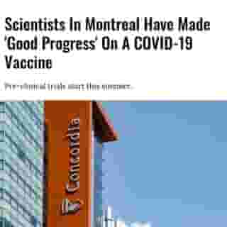 Montreal scientists say they're "making good progress" on a COVID-19 vaccine and expect to start pre-clinical trials on animals as soon as this summer.⁠
⁠
Click the link in @mtlblog bio for the full story! ⁠
⁠
📸: Gauthierdan via @dreamstime⁠
