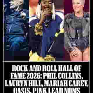 The nominations for the Rock and Roll Hall of Fame‘s Class of 2026 are in – and the list includes @officialphilcollins, @mslaurynhill, @mariahcarey, @oasis, @pink, @theblackcrowes, @jeffbuckleymusic, @melissa_etheridge, @billyidol, @officialinxs, @ironmaiden, @officialjoydivision/@neworderofficial, @newedition, @sade, @shakira, @luthervandross, and the @wutangclan. Hit the link in bio to read more.