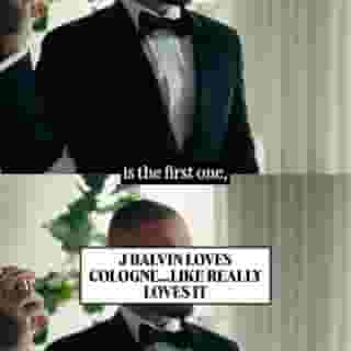 Nobody loves cologne like @jbalvin loves cologne. Watch his full #GRAMMYs GRWM at the link in our bio.