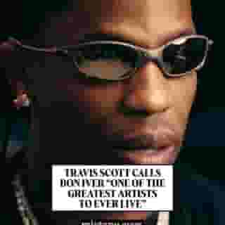 @travisscott calls @boniver one of the "greatest artists to ever live": "He's inspired me ever since I was a kid."