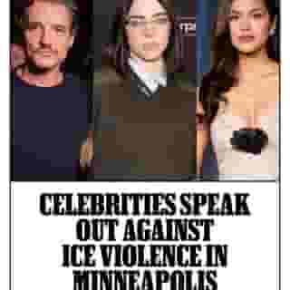 As ICE’s aggressive operation in Minneapolis has turned deadly with the murders of Renee Good and Alex Pretti, public outcry against the agency’s use of force and violence has grown louder. Now, celebrities are using their platforms to speak up and condemn the organization’s deadly tactics in Minnesota and across the U.S. Read more at the link in bio. 📷 Matt Winkelmeyer/Getty, Rodin Eckenroth/Getty, Dia Dipasupil/Getty, Stephane Cardinale - Corbis/Corbis via Getty, Kevin Mazur/Getty