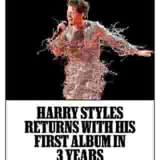 The @harrystyles drought is officially over. The musician has announced his new album, 'Kiss All the Time. Disco, Occassionally,' set for a March 6 release date. Details at the link in bio.