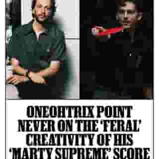 Daniel Lopatin's (@eccopn) work on the 'Marty Supreme' score is as kinetic, rhythmic, and glistening as the film and its big-dreaming antihero, Marty Mauser (Timothée Chalamet). Though the movie is set in the Fifties, the music pulls heavily from the Eighties, both in Lopatin’s original score and in the pop music cues, which feature needle drops from Tears for Fears, Alphaville, and Peter Gabriel. We spoke to the musician about it at the link in our bio. 📷 @aidanzamiri, A24