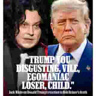 Jack White has stepped in to defend the honor of Rob Reiner after President Donald Trump used the acclaimed actor and director’s death as a jumping off point for an unhinged and deeply insensitive rant. 

"To use someone’s tragic death to promote your own vanity and fascist authoritarian agenda is a corrupt and narcissistic sin," he wrote. "Shame on you Trump and anyone who defends this.” Read more at the link in our bio.