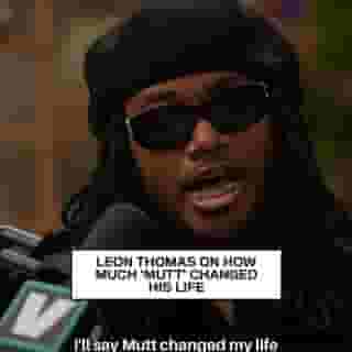 In a new interview with @vibemagazine, @leonthomas talks about how his song "Mutt" changed his life. Hit the link in bio to watch the full video.