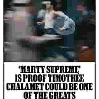 Imagine Rocky if you substituted ping-pong for prizefighting, Alexander Portnoy for the Italian Stallion, and an egotistical prick for a lovable underdog. You’d have something close to 'Marty Supreme,' Josh Safdie‘s manic character study that doubles as a cracked American success story. Read Rolling Stone's review of the film at the link in our bio. 