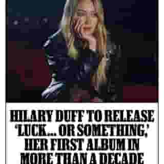 @hilaryduff has often been heralded as the shining example of a young star who made it to adulthood seemingly unscathed. Now, she's unpacking that notion on her first album in more than 10 years, 'Luck… or Something,' out next February. Details at the link in bio. 📷 Lauren Dunn