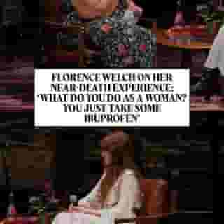 On The Rolling Stone Interview, @florence Welch (of @florenceandthemachine) opens up about her near-death experience on stage and the aftermath: "What do you do as a woman? You just take some ibuprofen. I just took some ibuprofen and I went to work, you know?" Hit the link in bio to watch the full interview.