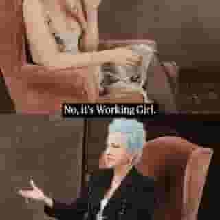 Cyndi Lauper tells @gracieabrams about writing the musical adaptation of 'Working Girl,' which she's been working on for 10 years. Watch the #MusiciansOnMusicians conversation at the link in our bio.