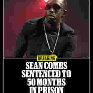 Breaking: A judge sentenced Sean "Diddy" Combs to 50 months in prison and a $500,000 fine for his two prostitution convictions in July. Hit the link in bio to learn more.