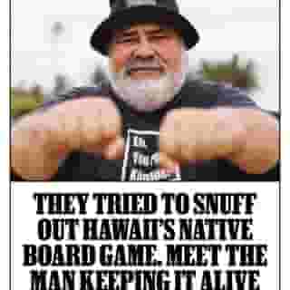 Kōnane was once a national pastime, played by peasants and rulers alike. How could a board game be so powerful that the most arrogant brutes of the imperialist era wanted it snuffed out of existence? If there’s an answer, it’s on Kaua’i, where 65-year-old John Kaʻohelauliʻi has made it his mission to bring it back. Read the story at the link in our bio. 📷 @kamediacreative for Rolling Stone