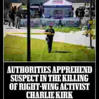 NEW: Authorities have reportedly apprehended a suspect in the killing of right-wing activist Charlie Kirk. Reports say that a family member saw the photos the FBI released of a person of interest and turned him in, and that the suspect is in his early 20s and from Utah. Details at the link in bio.