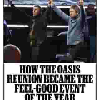 Against all odds, the @oasis reunion has become the feel-good event of the year. Comedian and 'The Paper' star @alexedelman writes a guest essay about how the tour's immaculate vibes cut against much of what's going on in the world, and the Gallagher brothers' history. Read it now at the link in bio. 📷 Kevin Mazur/Getty