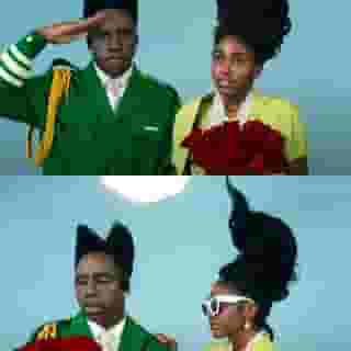 Tyler, the Creator (@feliciathegoat) can’t help falling in love in his self-directed video for “Darling, I.” Watch it now at the link in our bio.