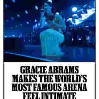 Last night, @gracieabrams brought bedroom-pop catharsis to her first-ever show at Madison Square Garden. Read our recap of the show at the link in our bio. 📷 @abbywaisler