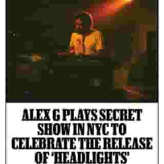 Last week, @sandyalexg played a sweaty ‘Headlights’ release show at The Ground in NYC. Read Rolling Stone’s review of the album at the link in our bio. 📸 @pointoneseven