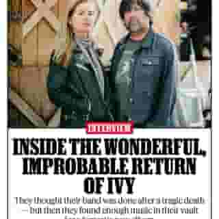 Andy Chase and Dominique Durand of @thebandivyofficial thought the band was done after Adam Schlesinger's tragic death from Covid in 2020. Then, the two rented a car and drove to Rhode Island to visit the band's archives and found enough for a fantastic new album. In a new interview, they chat about their new work, losing a bandmate, and more. Hit the link in bio to read. 📷 Michelle Shiers