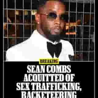BREAKING: Sean Combs, who for the past seven weeks has faced five felony charges of sex trafficking and racketeering conspiracy, was acquitted on the more serious charges, but found guilty on transportation to engage in prostitution. Details at the link in bio.