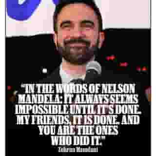 @zohrankmamdani spoke to supporters after declaring victory in the New York City Democratic mayoral primary: "We have won because New Yorkers have stood up for a city they can afford, a city where they can do more than just struggle, one where those who toil in the night can enjoy the fruits of their labor in the day." Hit the link in bio to read more. 📷 Michael M. Santiago/Getty