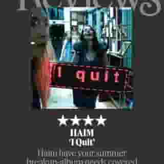 'I Quit,' the sister trio @haimtheband's fantastic new album, is a cathartic concept record about breakups and the hard-won independence you earn from them. Read Rolling Stone's 4-star review at the link in our bio.⁠
