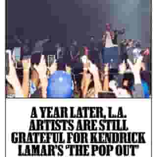 @kendricklamar's star-studded Juneteenth concert was a celebration of Los Angeles’s rap scene. A year later, the up-and-comers who shared the stage with him speak on their experience. Read now at the link in bio.