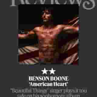 Benson Boone can't land the backflip. Despite the Freddie Mercury-referencing deep-V jumpsuits he’s wearing these days, 'American Heart' deflates under the weight of all its glam-pop and Seventies and Eighties pastiche. At times swaggerless and too pristine in his attempts to corner the market of retro-pop stardom, Boone loses the youthful edge of his debut and the rawness that made his biggest hit soar so high. Read Rolling Stone's full review at the link in our bio. 