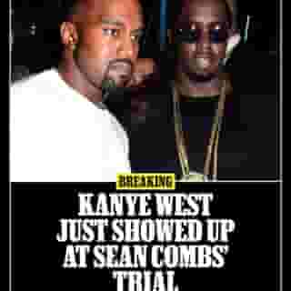 Kanye West showed up to Sean Combs’ sex trafficking and racketeering conspiracy trial in New York on Friday morning and walked through security with Combs’ youngest son, Christian “King” Combs. Link in bio for more details.