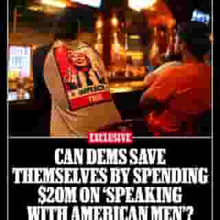 Rolling Stone spoke with the Democratic operatives behind the SAM Project, which is designed to help Democrats study and woo young men. One Democrat who received the fundraising prospectus says that they saw it, skimmed it, then closed it immediately because what they had seen seemed so “fucking stupid.” Hit the link in bio to read more. 📷 Vincent Alban/AFP/Getty Images