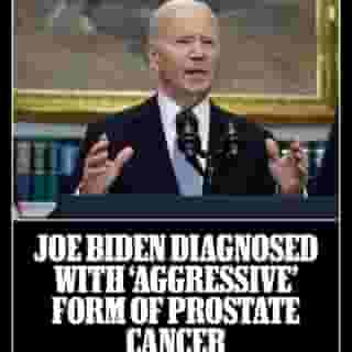 Former president Joe Biden was diagnosed with an aggressive form of prostate cancer on Friday, his personal office said in a statement. Hit the link in bio to read more. 📷 Kevin Dietsch/Getty